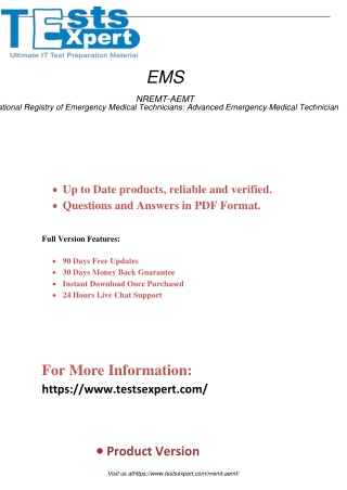 Pass the NREMT-AEMT Certification Exam with our Comprehensive Course - Enroll Now for 2023!