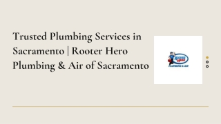 Trusted Plumbing Services in Sacramento  Rooter Hero Plumbing & Air of Sacramento