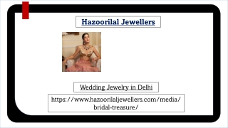 Wedding Jewelry in Delhi