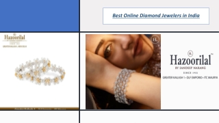 Best Online Diamond Jewelers in India