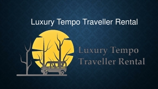 Tempo traveller hire Jaipur