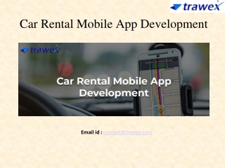 Car Rental Mobile App Development