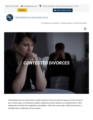 Contested Divorce lawyer Brooklyn, New York, NY