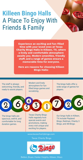 Killeen Bingo Halls: A Place To Enjoy With Friends & Family