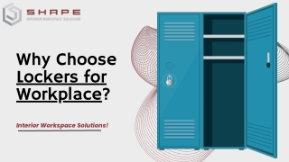 Why Choose Lockers for Workplace