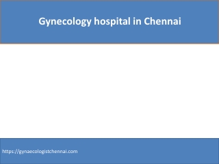 gynaecologist in Chennai