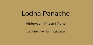 Lodha Panache Hinjewadi Pune | E-Brochure