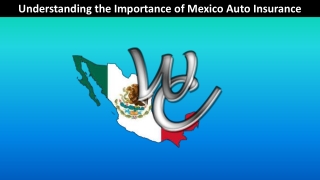 Understanding the Importance of Mexico Auto Insurance