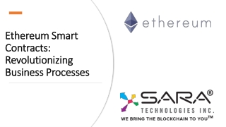 Ethereum Smart Contracts