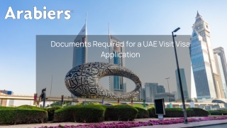 Documents Required for a UAE Visit Visa Application