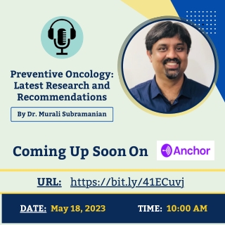 Preventive Oncology | Prevention Oncologist in Bangalore | Dr. Murali Subramania