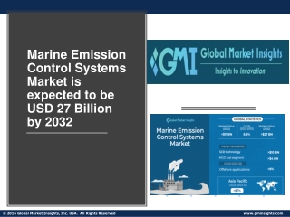 Marine Emission Control Systems Market Top Trends, Future Analysis & Forecast 20