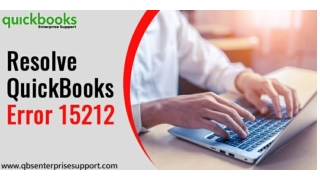 Fix QuickBooks Error 15212 When Update QuickBooks Payroll