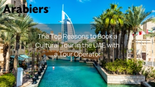 The Top Reasons to Book a Cultural Tour in the UAE with a Tour Operator