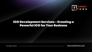 ICO Development Services - Creating a Powerful ICO for Your Business