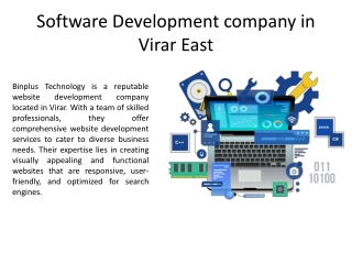 Software Development company in Virar East