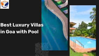 Best Luxury Villas in Goa with Pool