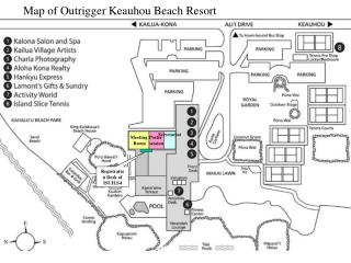 Map of Outrigger Keauhou Beach Resort