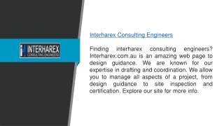 Interharex Consulting Engineers  Interharex.com.au