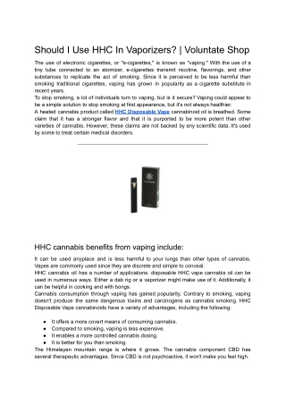 Should I Use HHC In Vaporizers_ _ Voluntate Shop