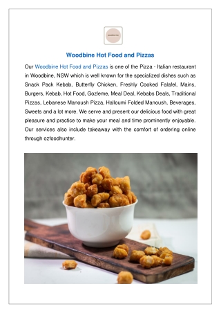 Up to 10% offer Woodbine Hot Food & Pizzas – Order Now