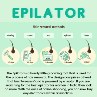 Hair Removal with Epilation