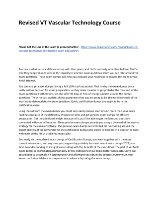 VT Vascular Technology