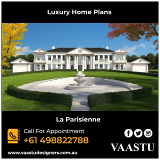 Luxury Home Plans - Vaastu Designers