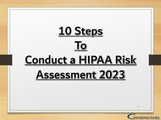 HIPAA Compliance: A Comprehensive 10-Step Guide to Risk Assessment in 2023