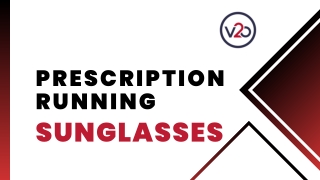 Prescription Running Sunglasses - V2O Sports