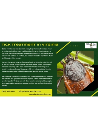 Tick Treatment In Virginia - bettertermite