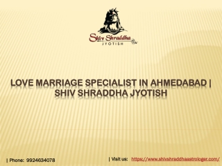 Love Marriage Specialist Astrologer in Ahmedabad | Shiv Shraddha Jyotish