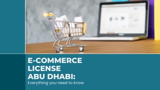 E-commerce License Abu Dhabi