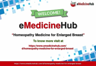 Homeopathy Medicine for Enlarged Breast