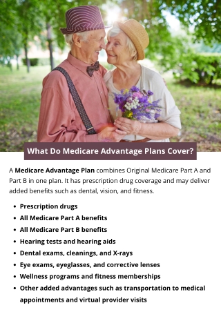 What Do Medicare Advantage Plans Cover