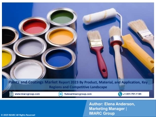 Paints and Coatings Market Report 2023-2028 PDF: Industry Overview, Growth Rate