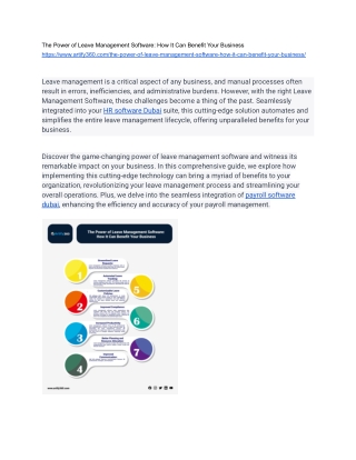 The Power of Leave Management Software_ How It Can Benefit Your Business