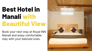 Best Hotel in Manali with Beautiful View