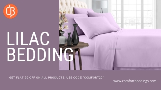 Lilac Bedding in a Bag