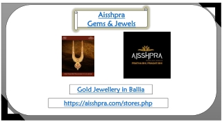Gold Jewellery in Ballia