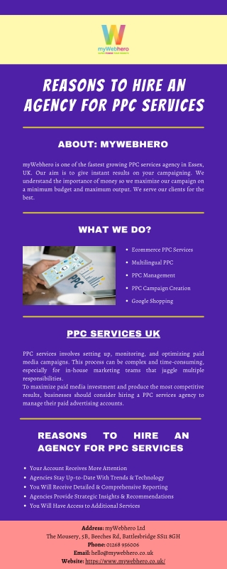 Reasons to Hire an Agency for PPC Services