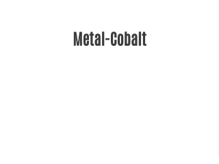 Metal-Cobalt