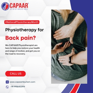 Physiotherapy for Back pain | Best Physiotherapy in Hulimavu, Bangalore | CAPAAR