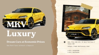 Luxury Car Rental Dubai With Driver  971529409280 Zero Deposit Car Rental
