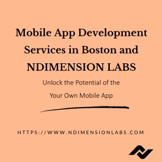 BOOST YOUR BUSINESS-BOSTON MOBILE APP DEVELOPMENT SERVICES BY NDIMENSION LABS