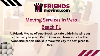 Hire Expert Team of Moving Services In Vero Beach FL