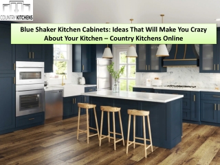 Blue Shaker Kitchen Cabinets Ideas That Will Make You Crazy About Your Kitchen – Country Kitchens Online
