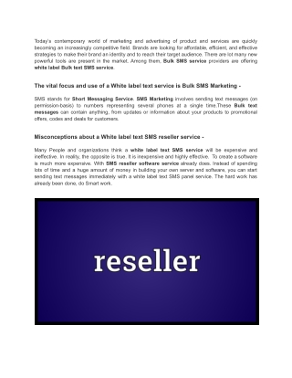 Bulk SMS | Bulk SMS Reseller Service Provider in India - Msgclub