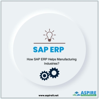 How SAP ERP helps manufacturing industries?