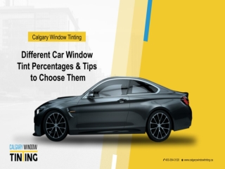 Different Car Window Tint Percentage & Tips to Choose Them